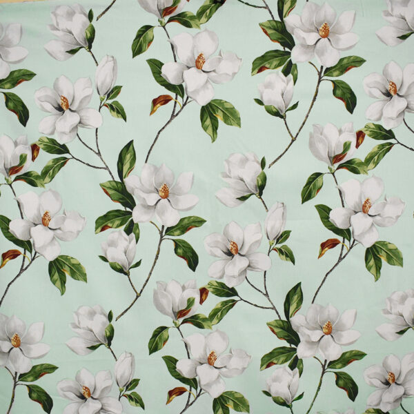 Green upholstery fabric