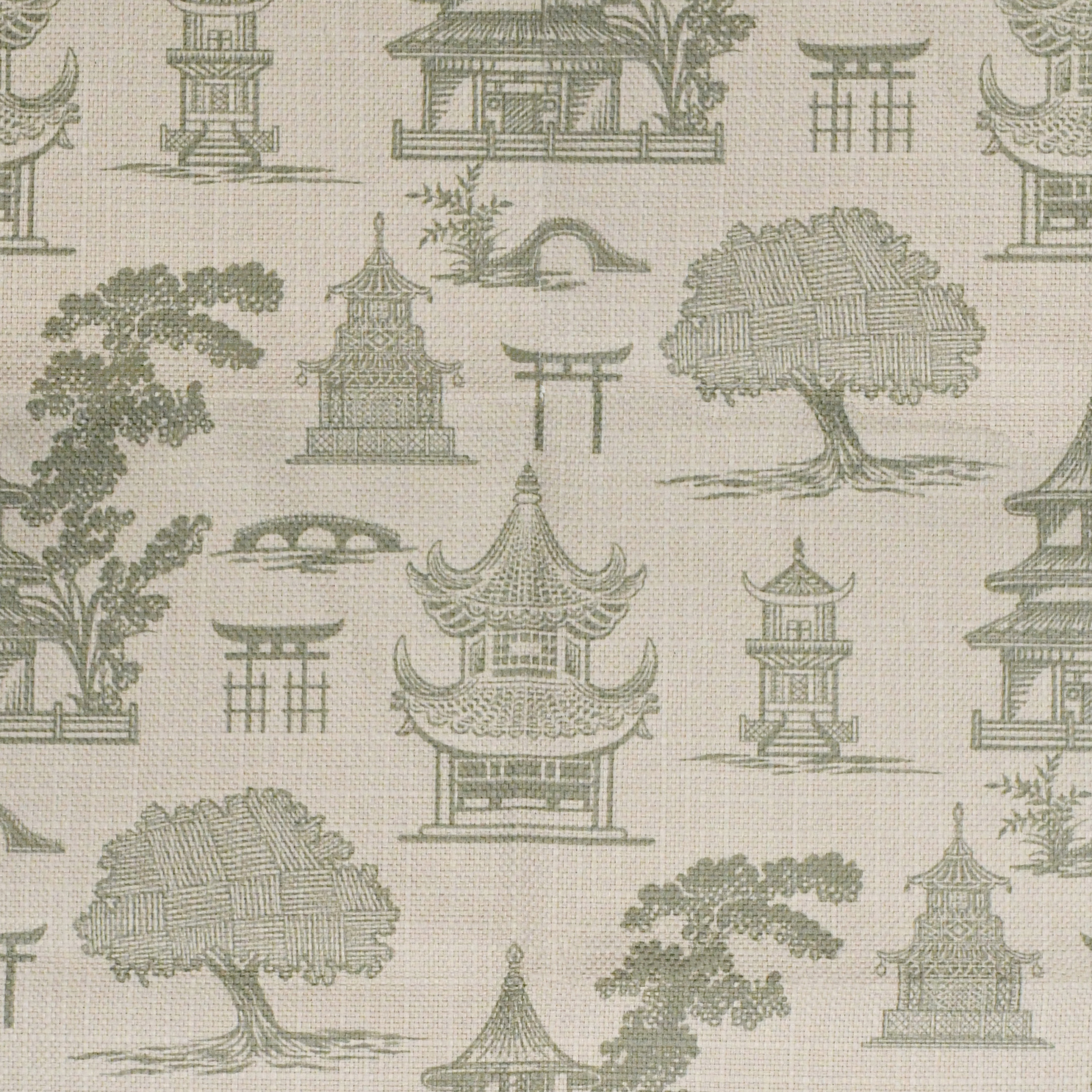 Green upholstery fabric