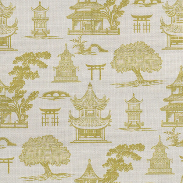 Green upholstery fabric