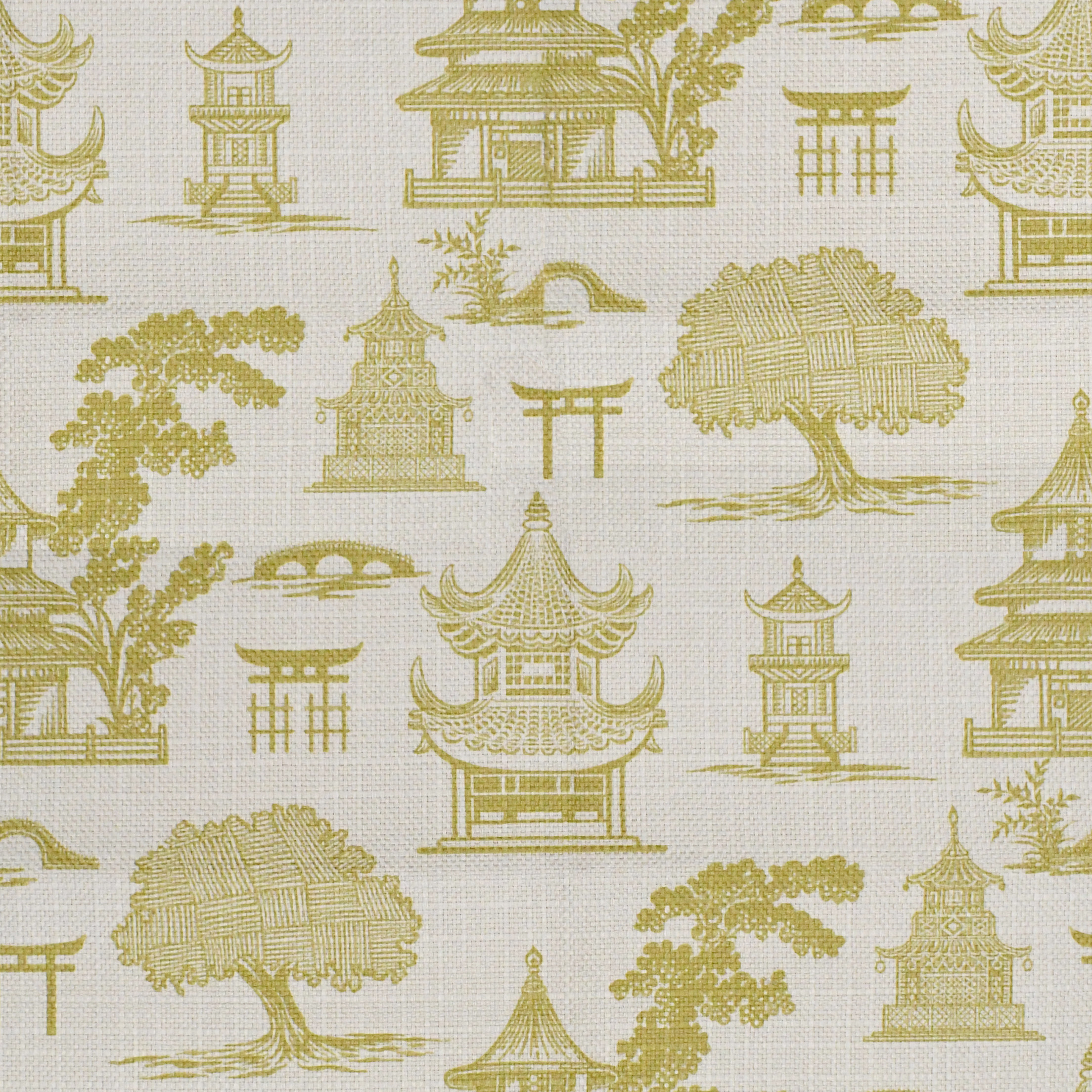 Green upholstery fabric