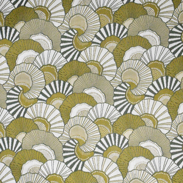 Green upholstery fabric