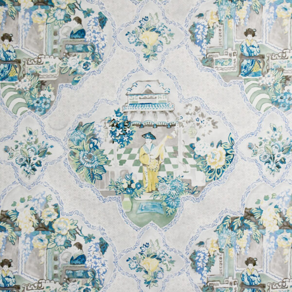 Greenhouse Fabrics S5254 Tea Green upholstery fabric swatch for sample-first furniture planning