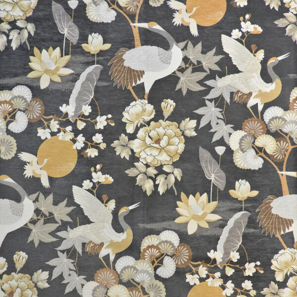 Greenhouse Fabrics S5306 Noir upholstery fabric swatch for sample-first furniture planning