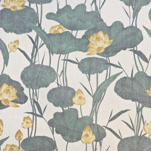 Green upholstery fabric