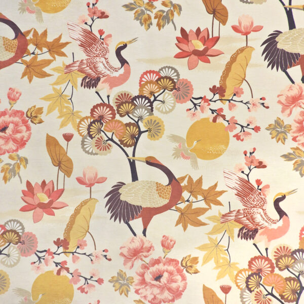 Pink upholstery fabric