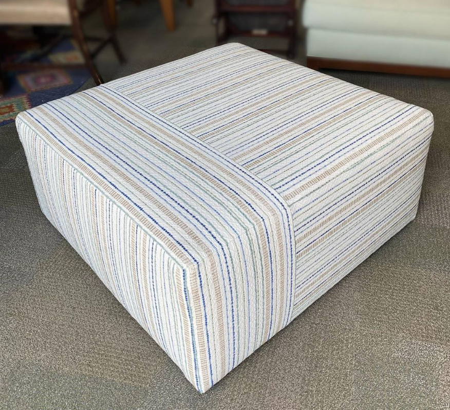 Blue upholstery fabric