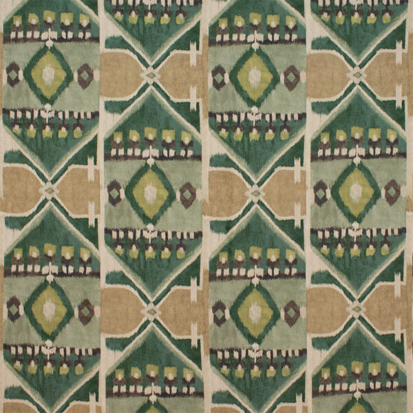 Green upholstery fabric