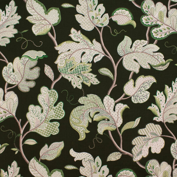 Green upholstery fabric