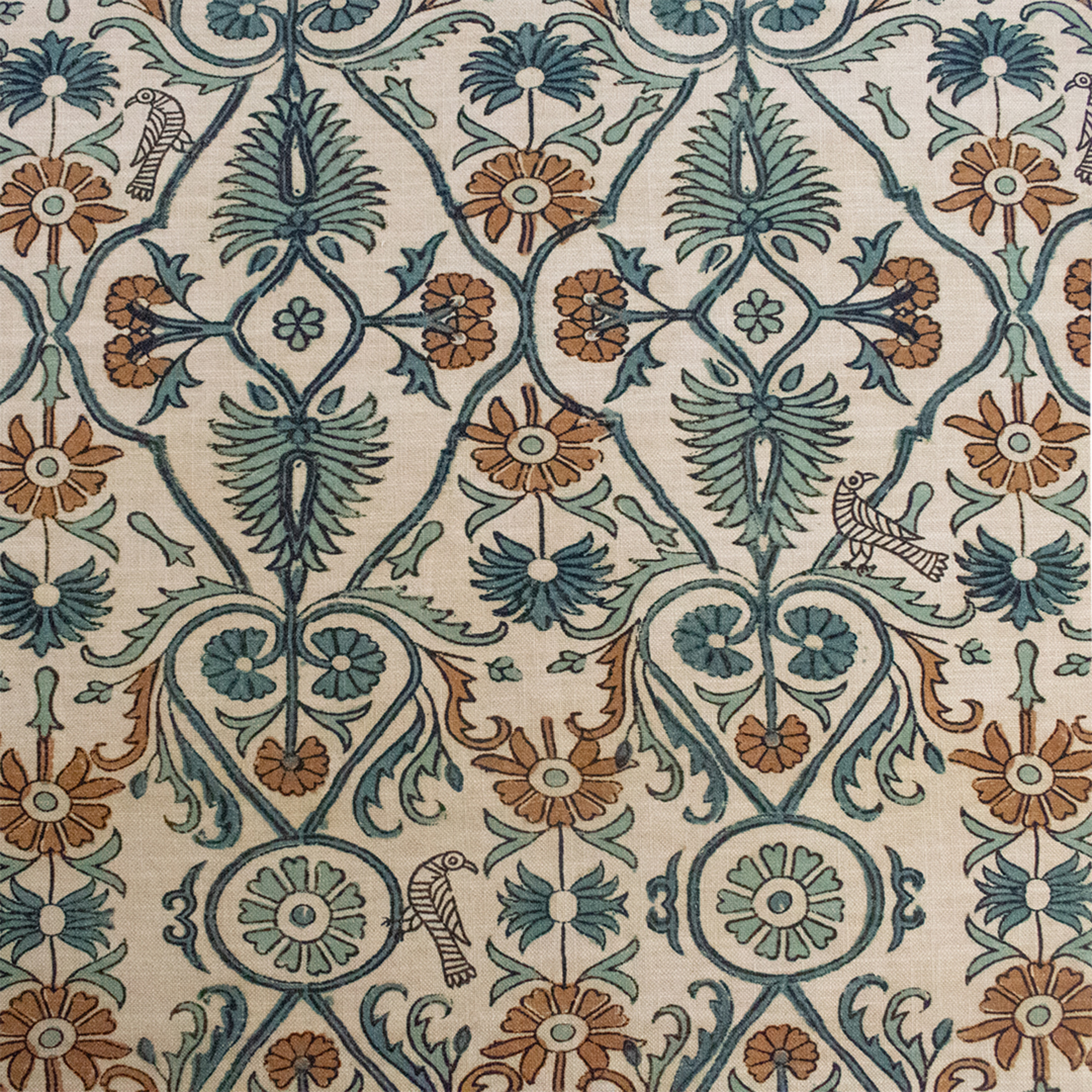 Orange upholstery fabric