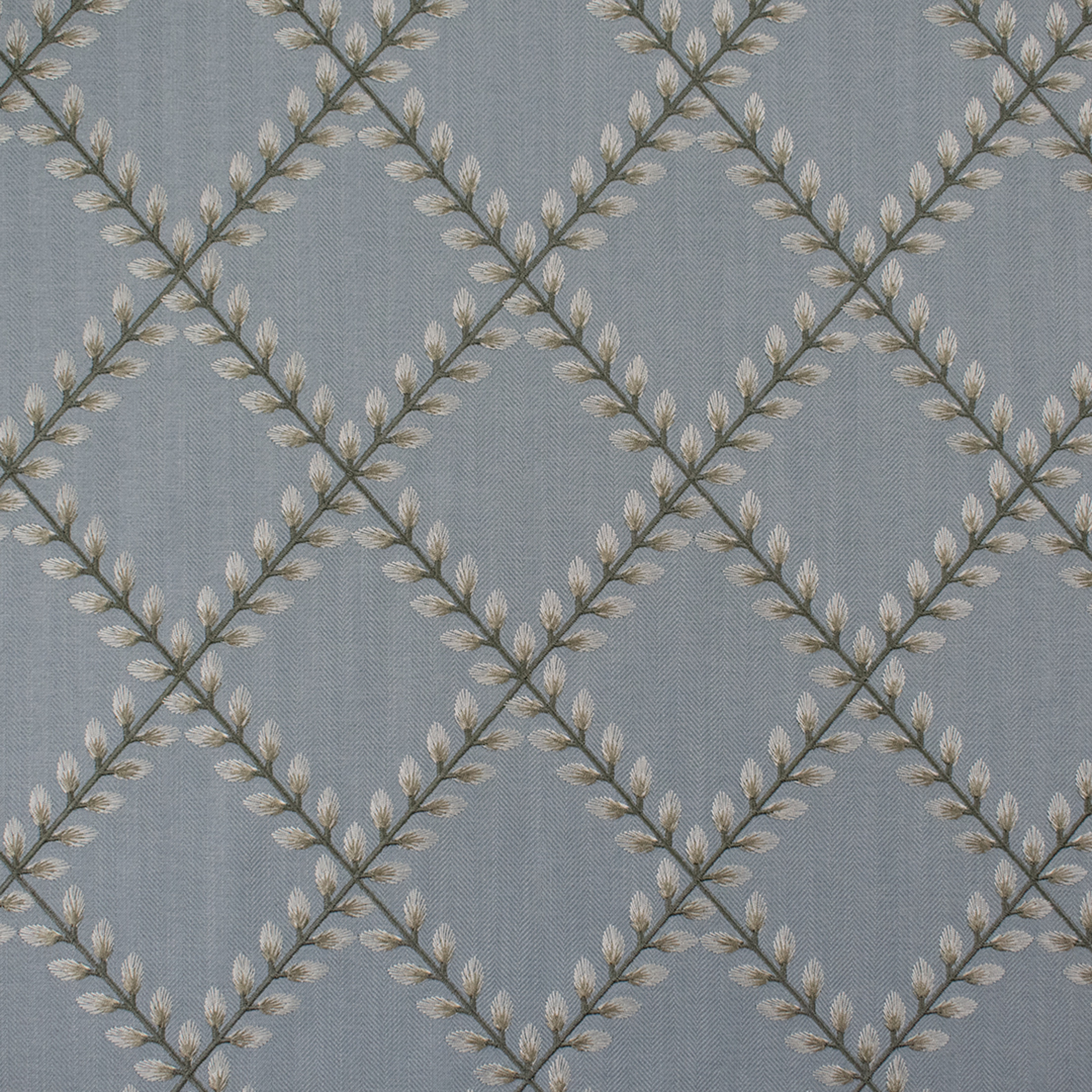 Blue upholstery fabric