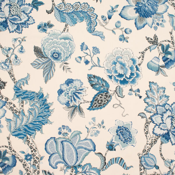 Greenhouse Fabrics S5820 Blue upholstery fabric swatch for sample-first furniture planning