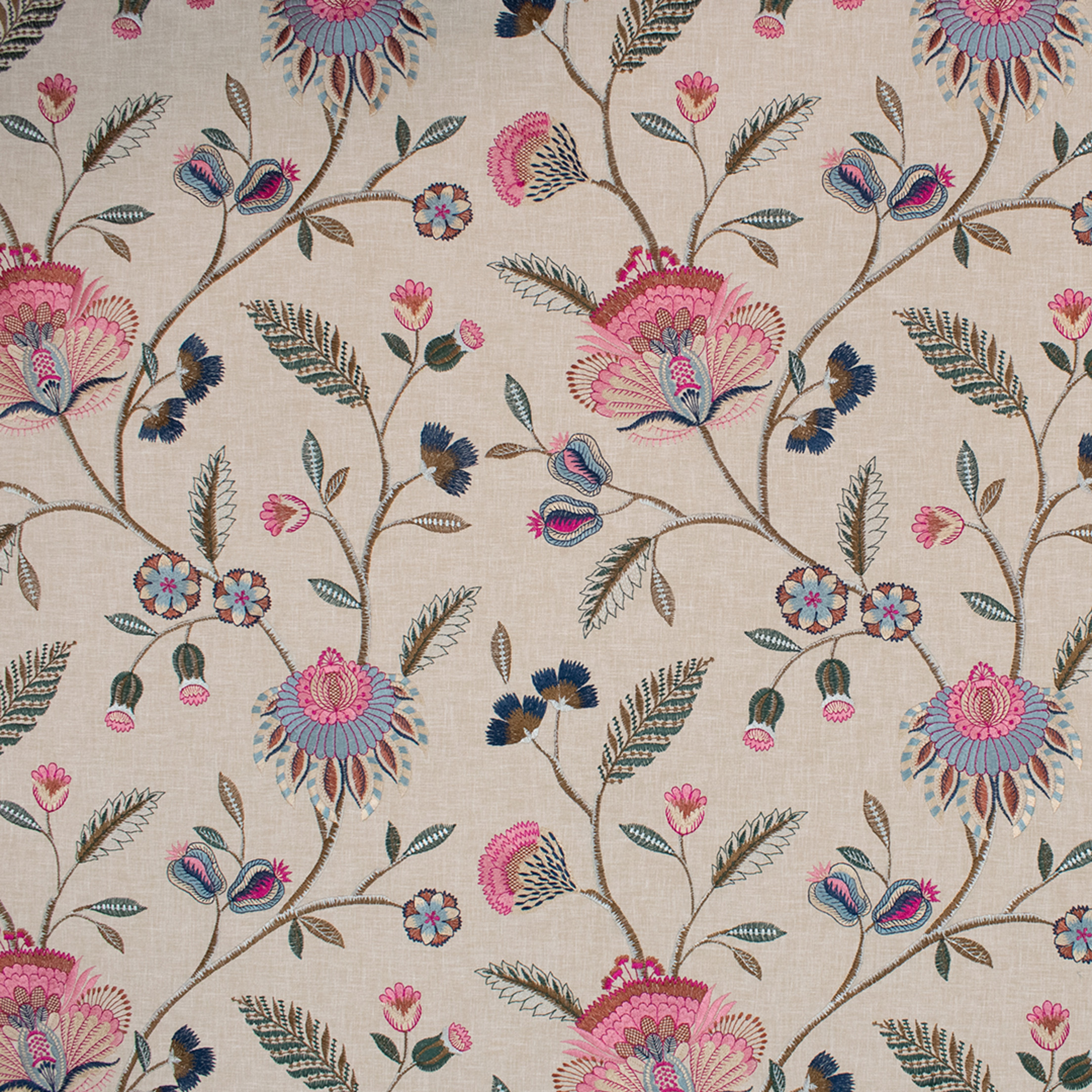Pink upholstery fabric