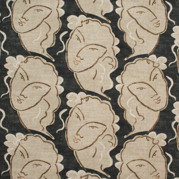 Greenhouse Fabrics S5872 Graphite upholstery fabric swatch for sample-first furniture planning
