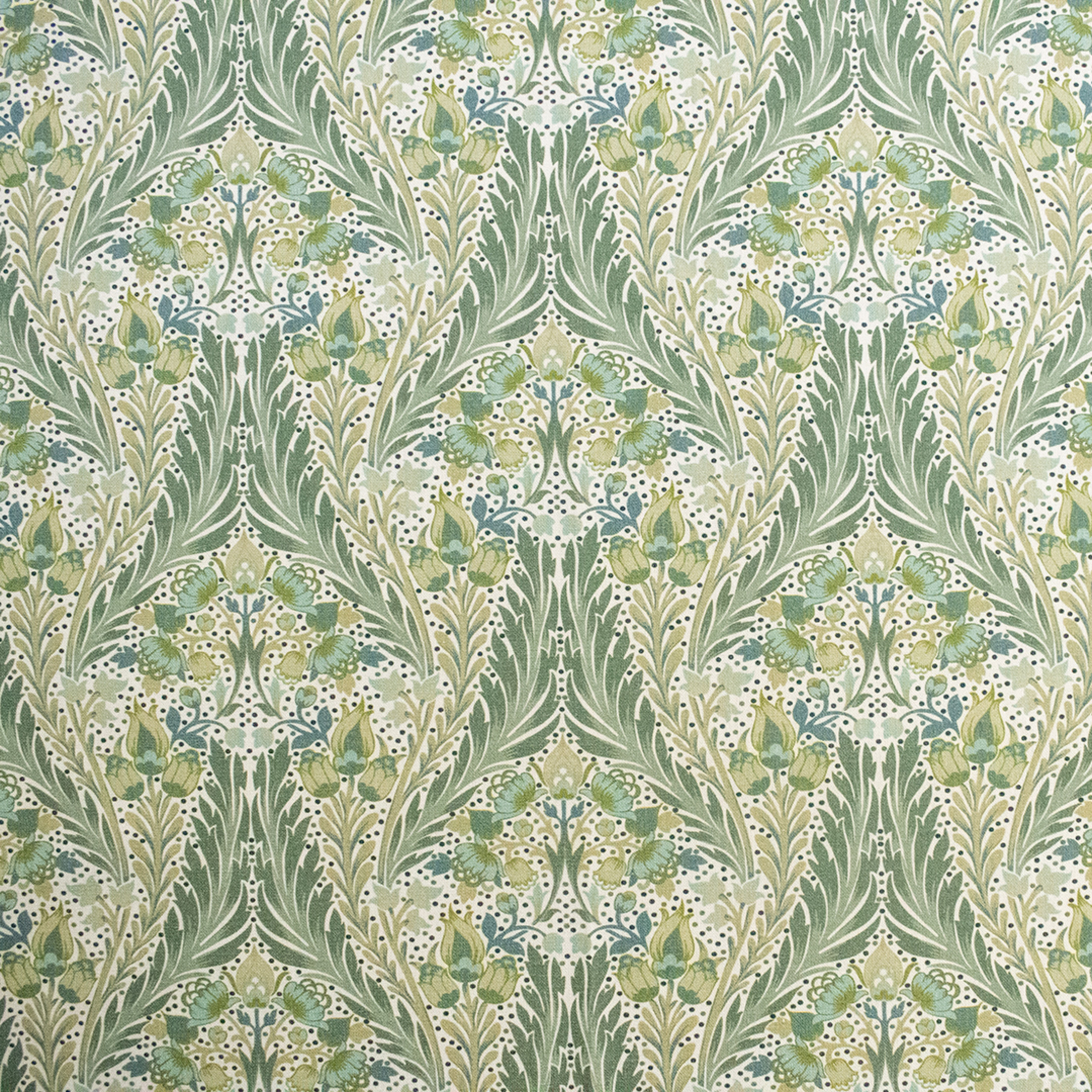 Green upholstery fabric