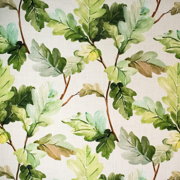 Green upholstery fabric