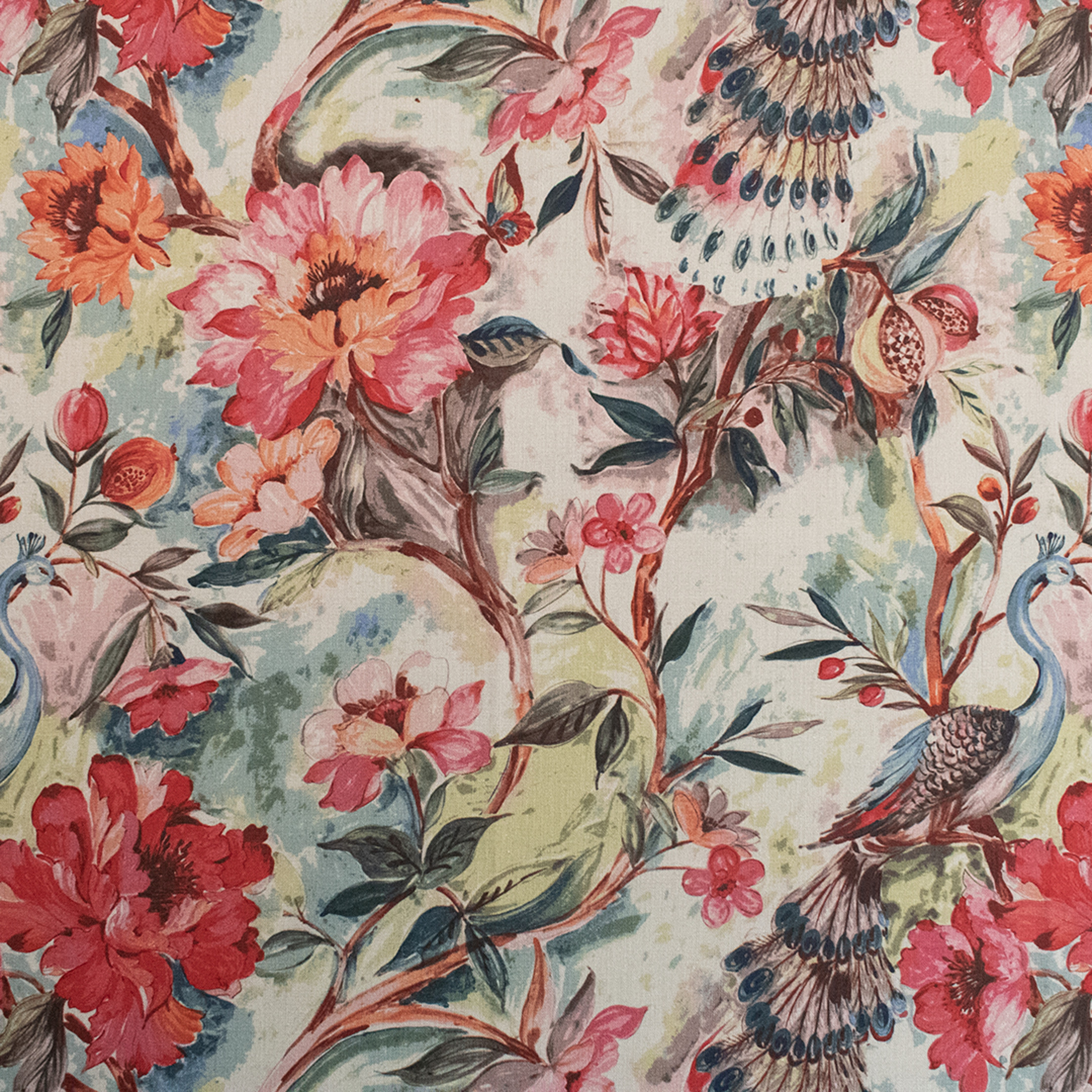 Pink upholstery fabric