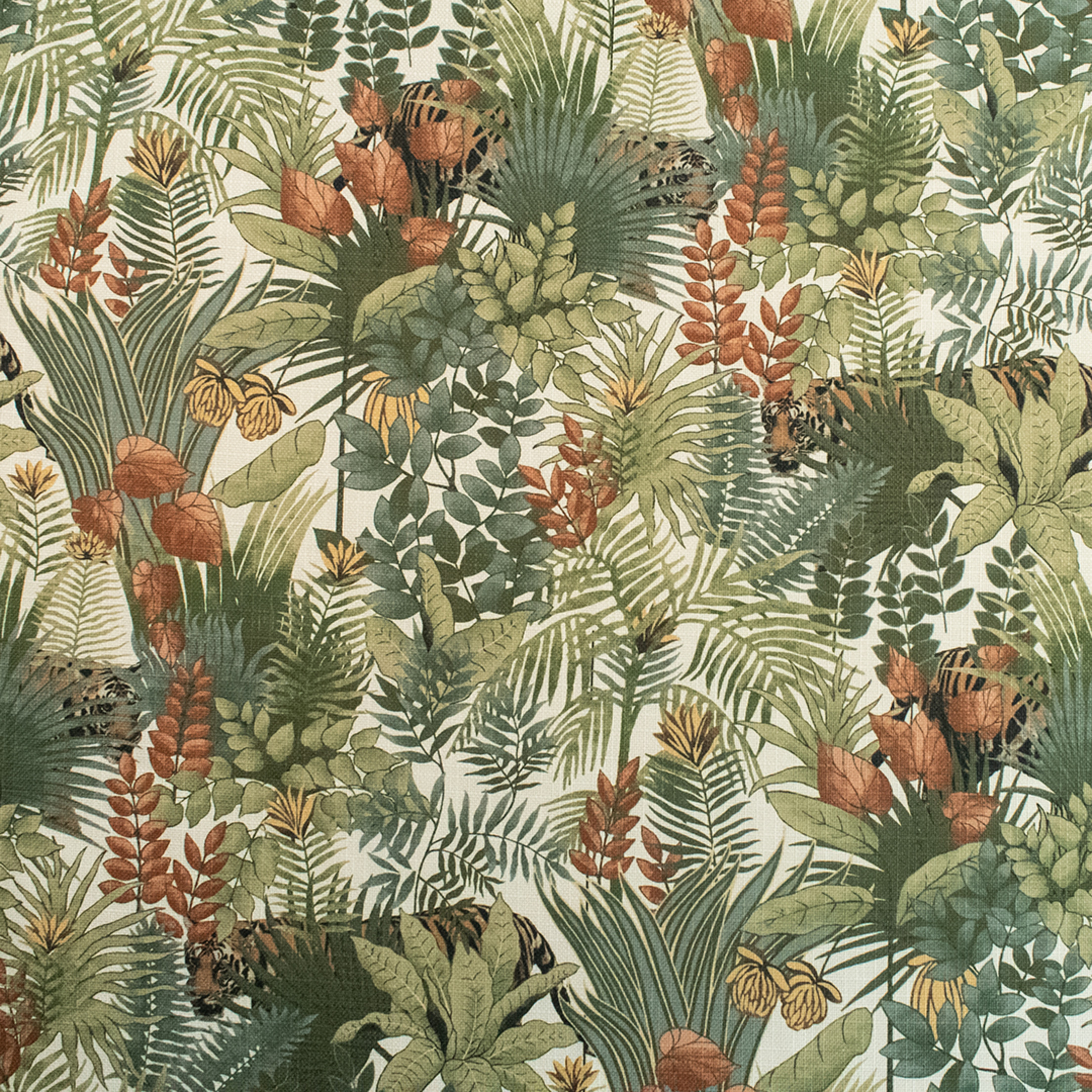 Orange upholstery fabric