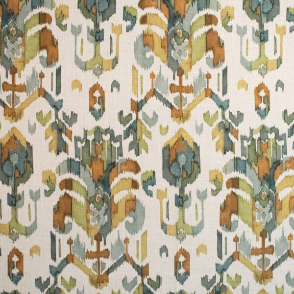 Green upholstery fabric