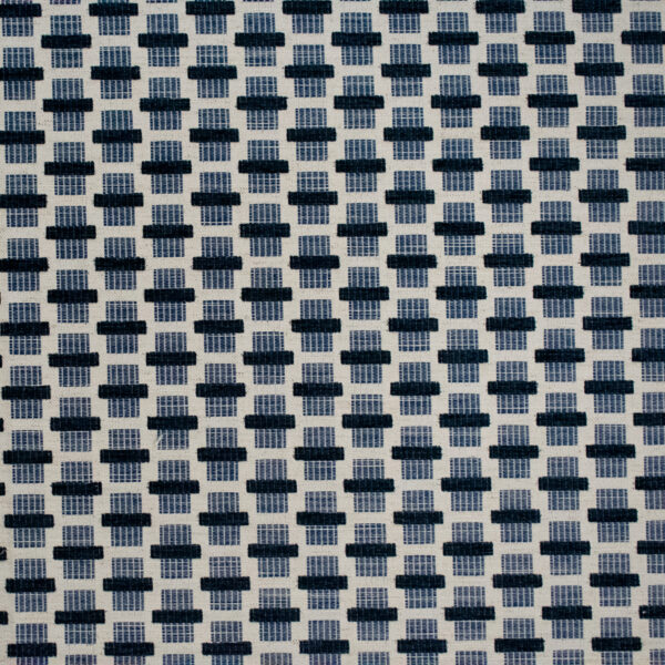 Greenhouse Fabrics S6078 Indigo upholstery fabric swatch for sample-first furniture planning