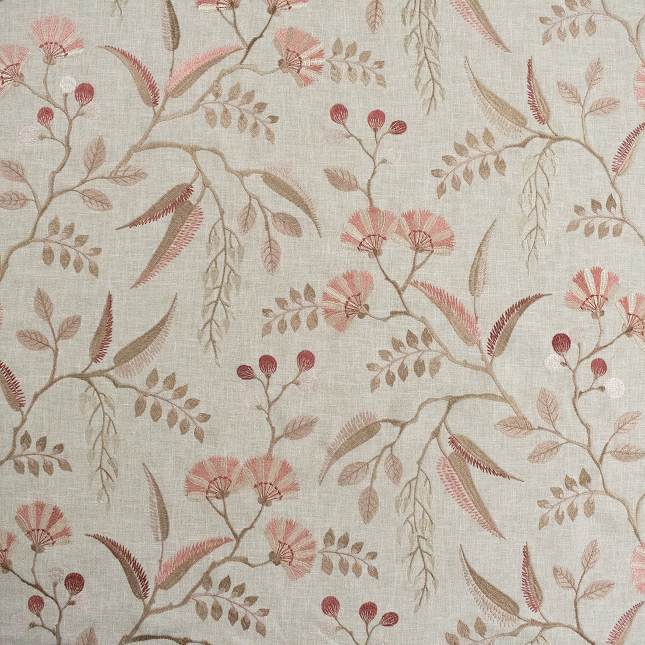 Pink upholstery fabric