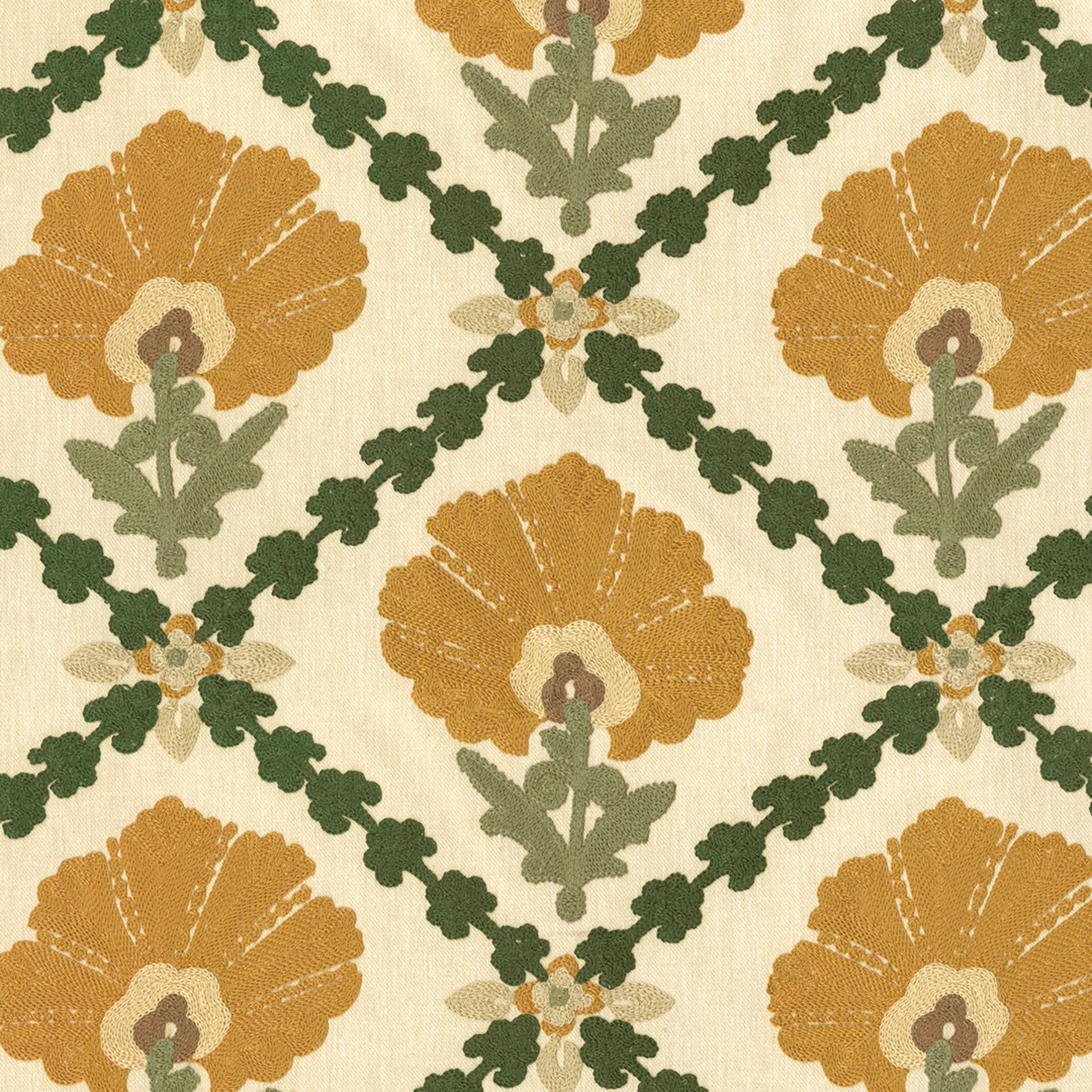Yellow upholstery fabric