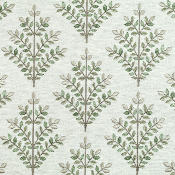 Green upholstery fabric
