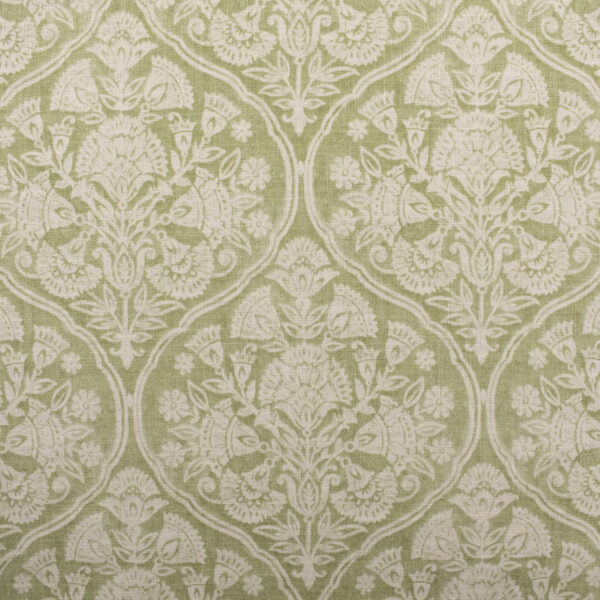Green upholstery fabric
