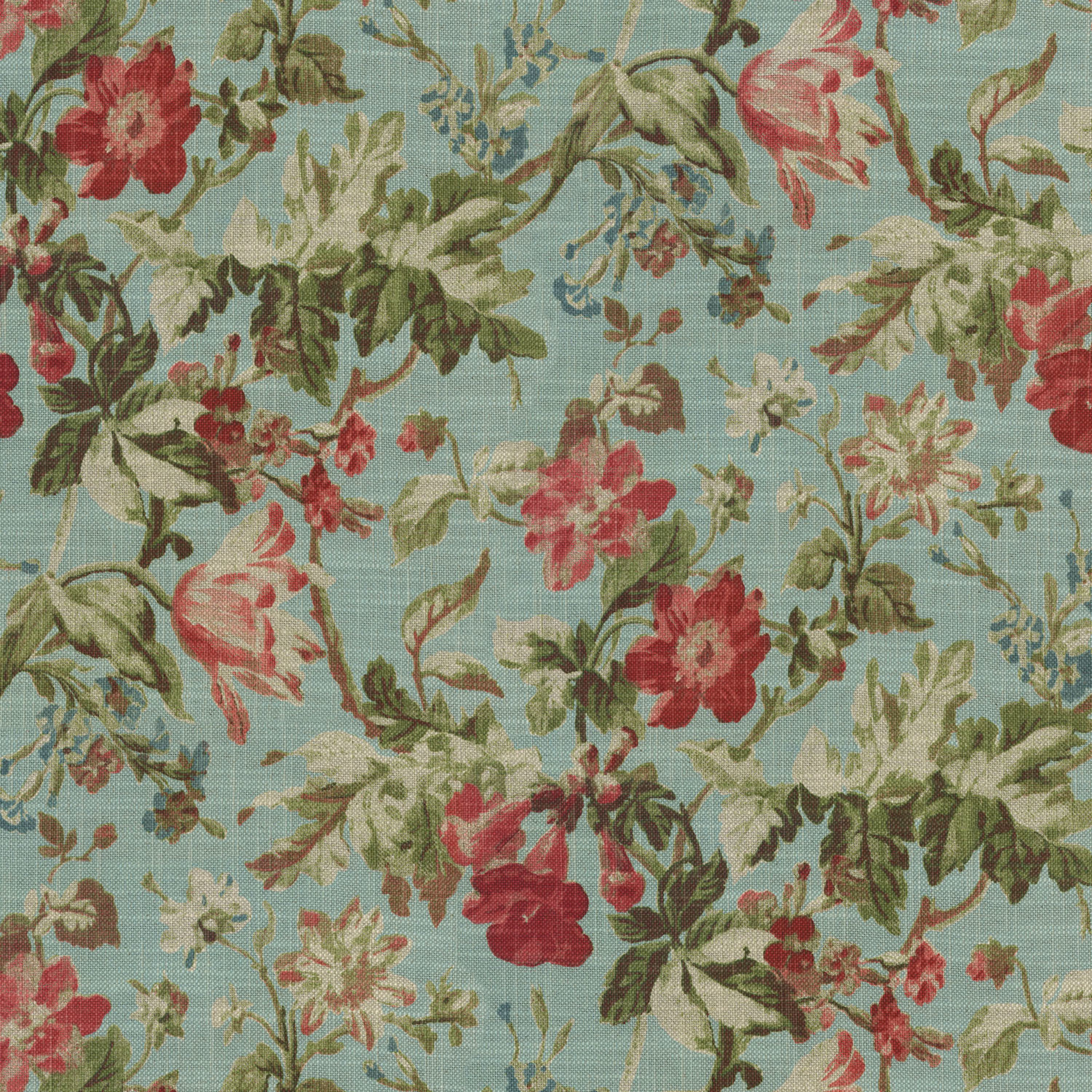 Blue upholstery fabric