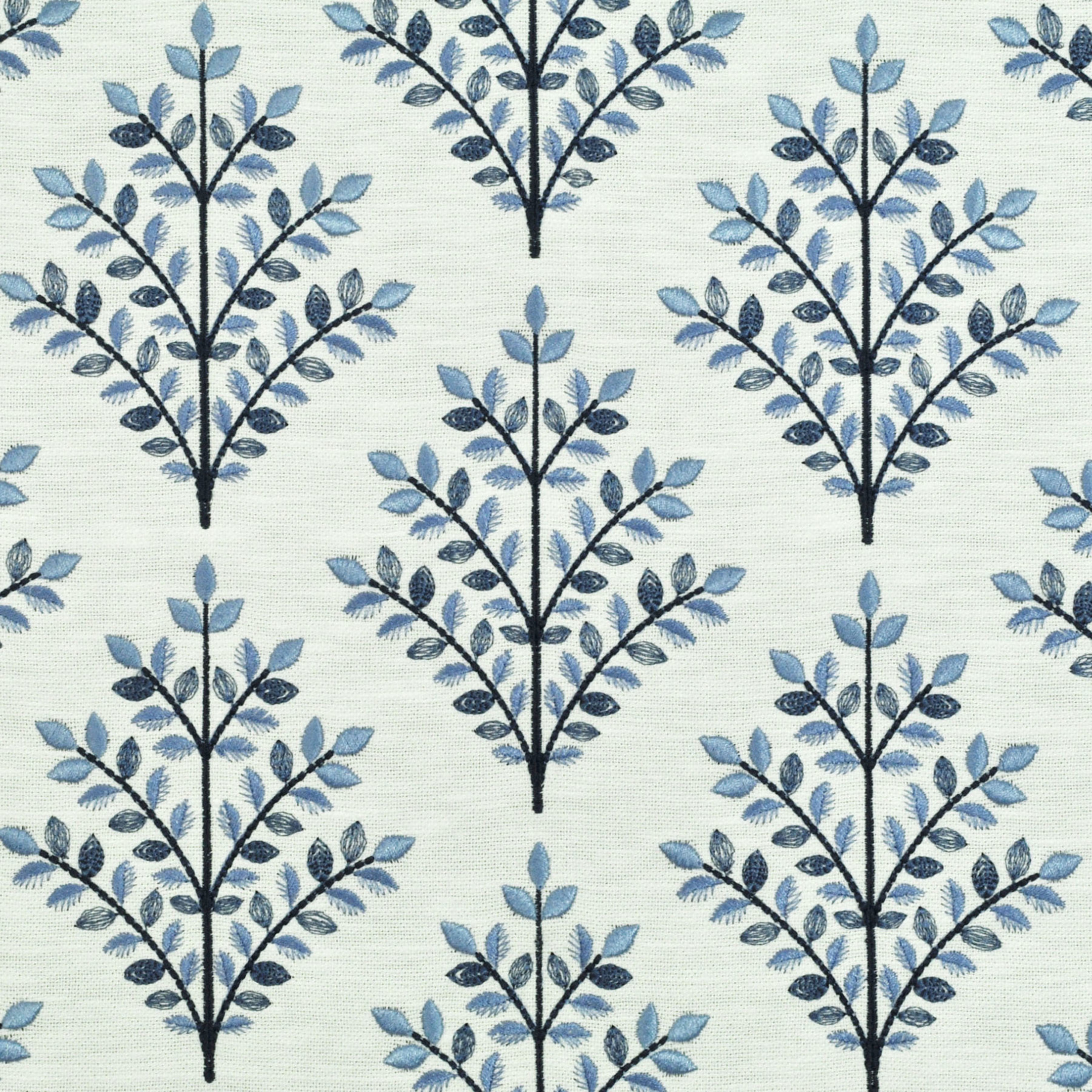 Blue upholstery fabric