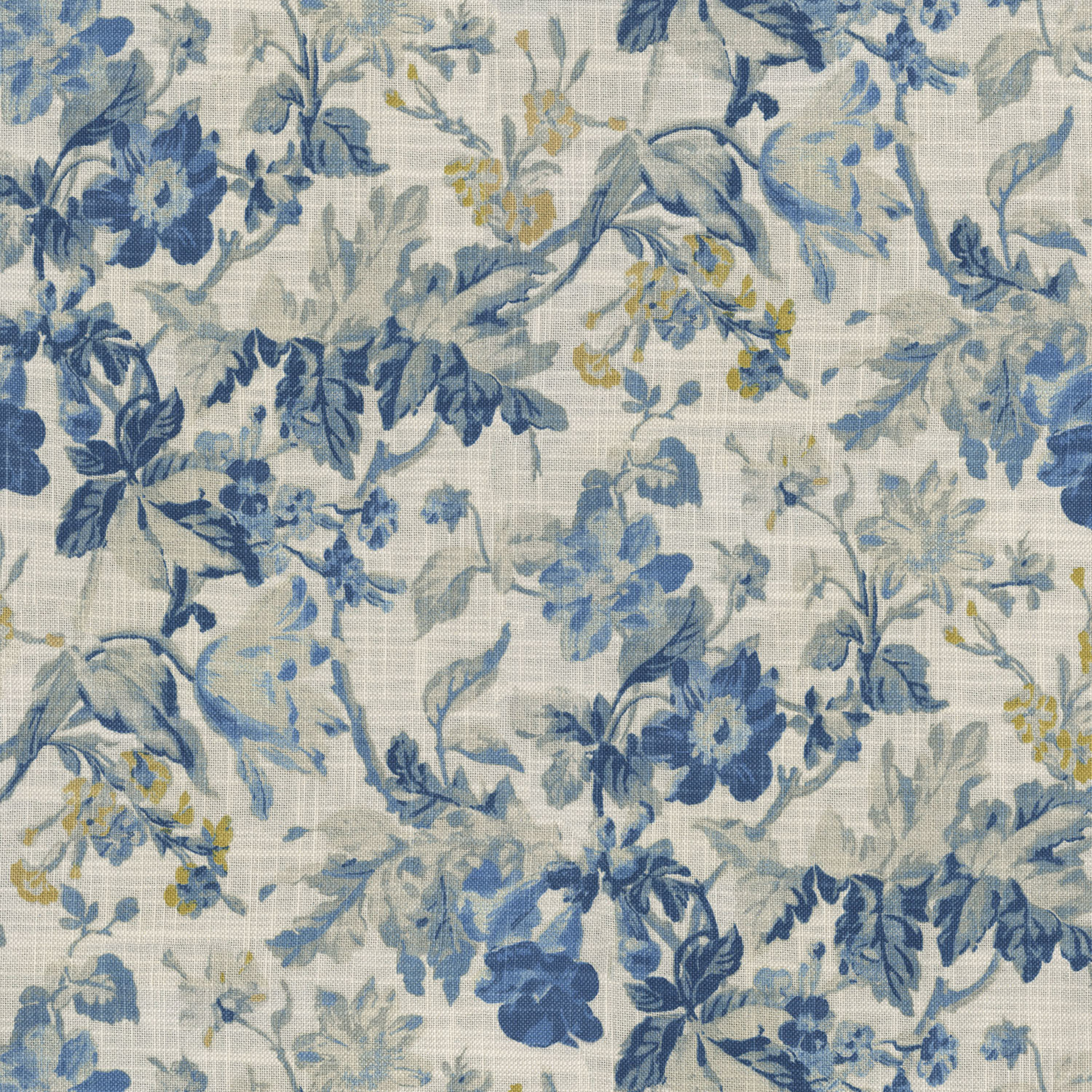 Blue upholstery fabric