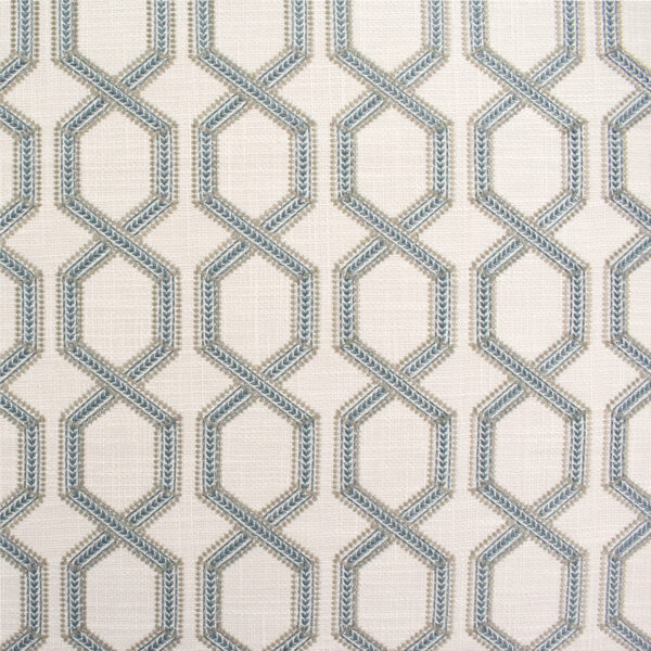 Greenhouse Fabrics S6243 Aegean upholstery fabric swatch for sample-first furniture planning