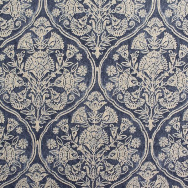 Greenhouse Fabrics S6260 Indigo upholstery fabric swatch for sample-first furniture planning
