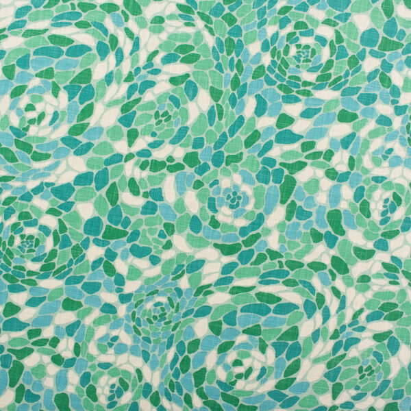 Teal upholstery fabric