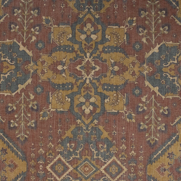 Yellow upholstery fabric