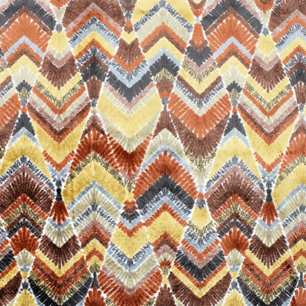 Red upholstery fabric