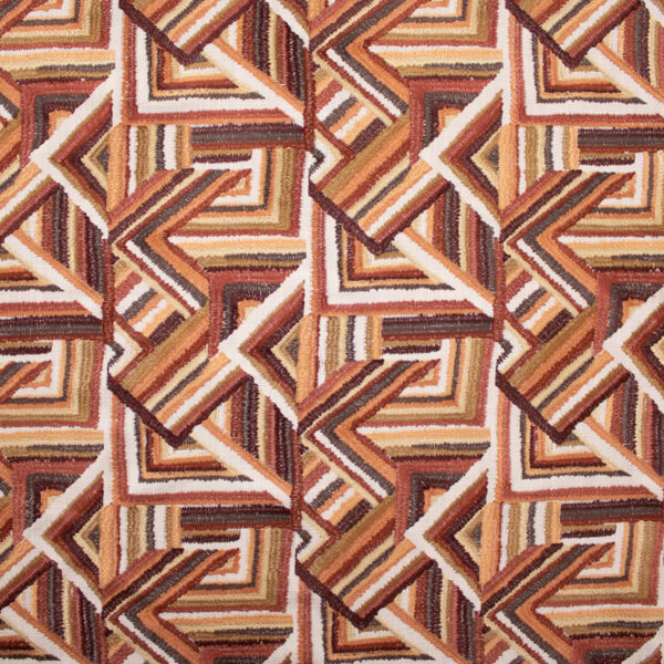 Greenhouse Fabrics S6364 Terracotta upholstery fabric swatch for sample-first furniture planning