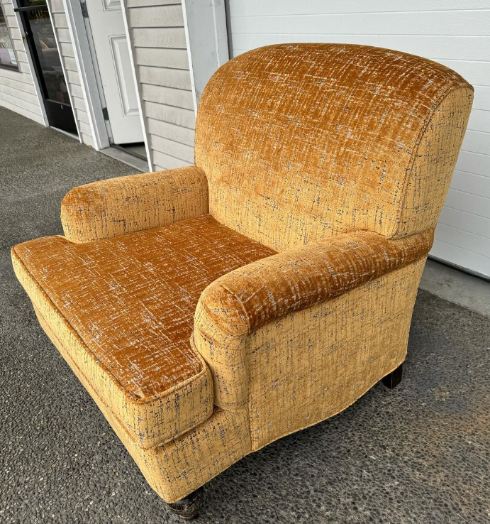 Gold upholstery fabric