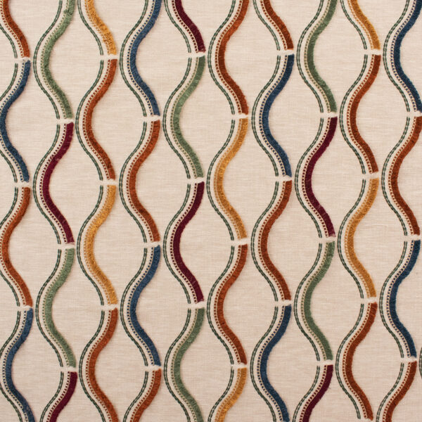 Greenhouse Fabrics S6376 Mardi Gras upholstery fabric swatch for sample-first furniture planning