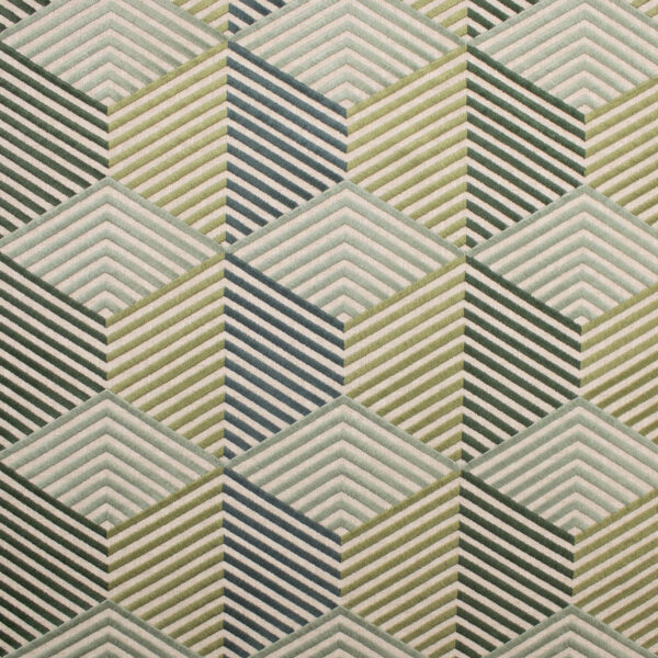 Green upholstery fabric