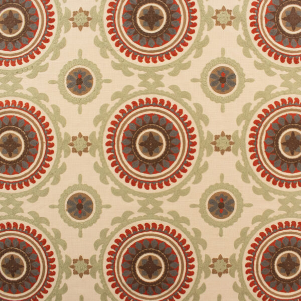Red upholstery fabric