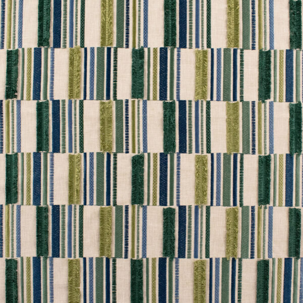 Green upholstery fabric