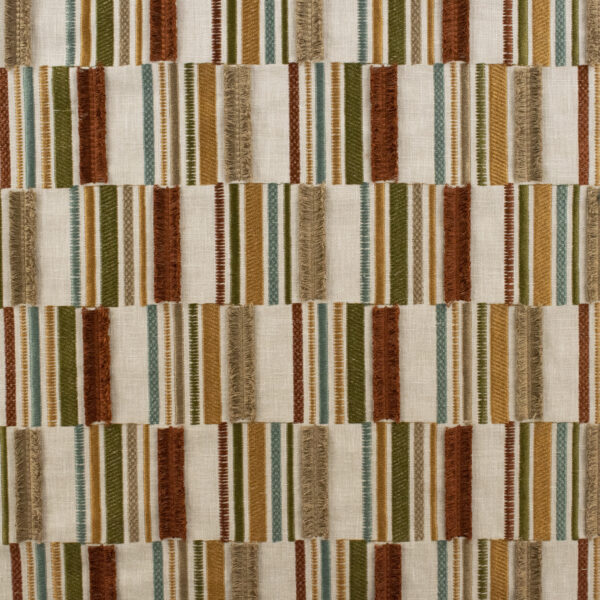 Orange upholstery fabric