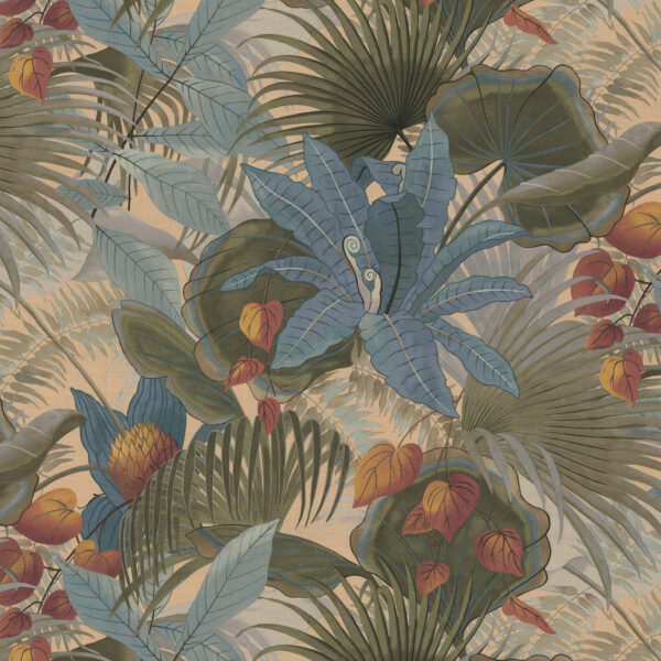 Green upholstery fabric