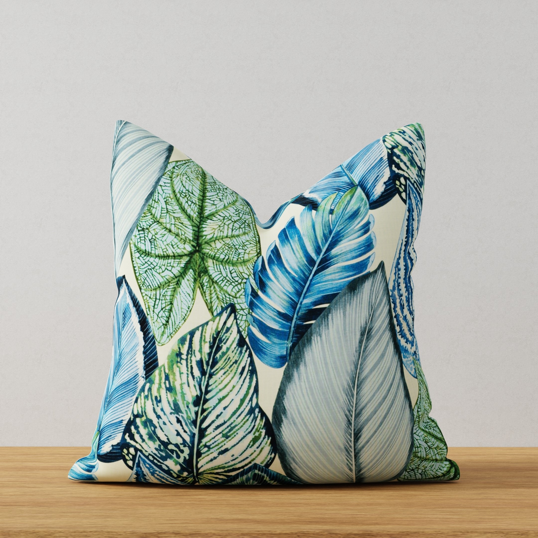 Blue upholstery fabric
