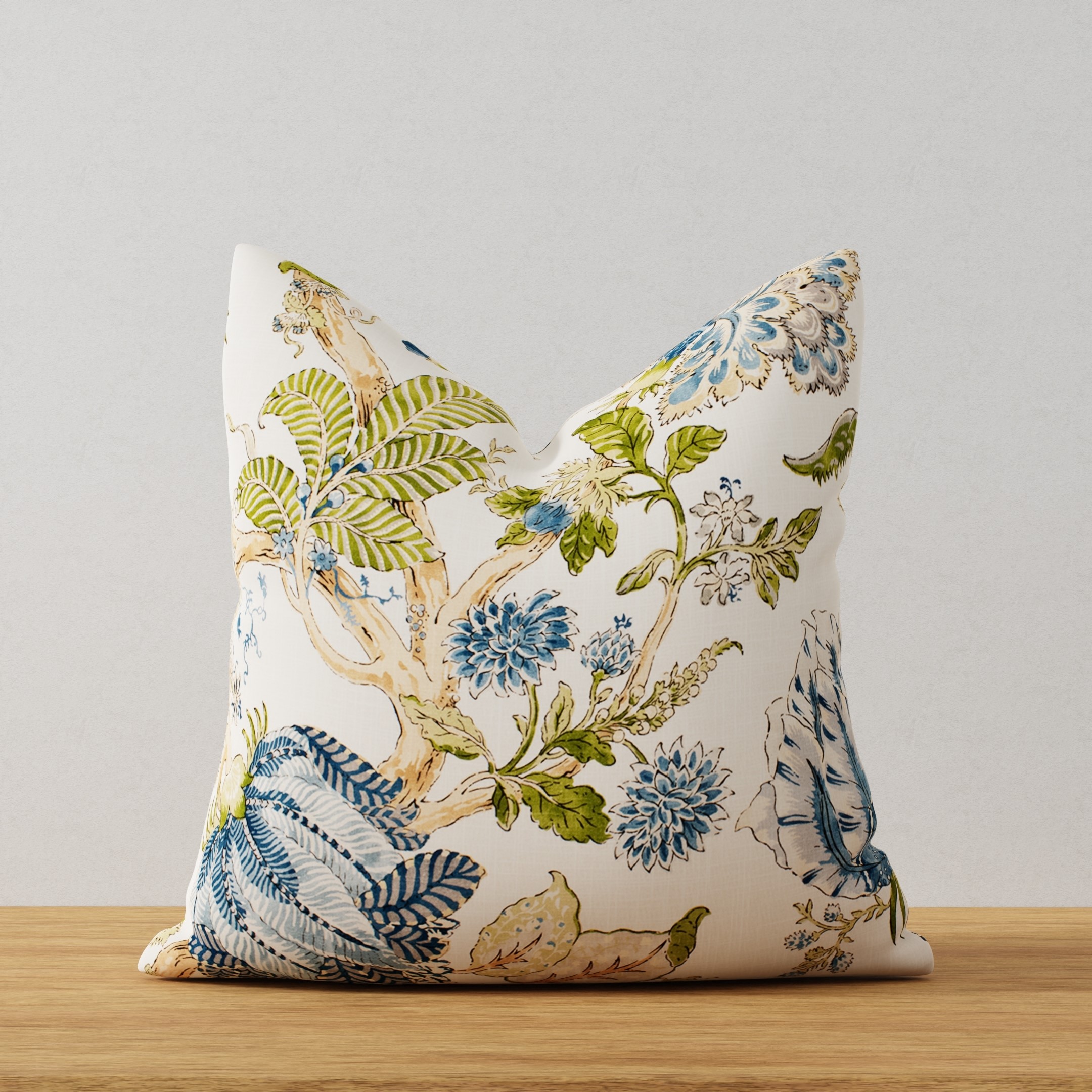 Blue upholstery fabric
