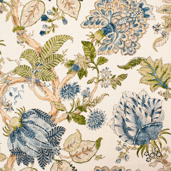 Green upholstery fabric