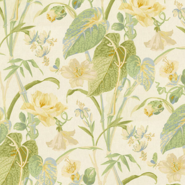 Greenhouse Fabrics S6421 Buttercream upholstery fabric swatch for sample-first furniture planning