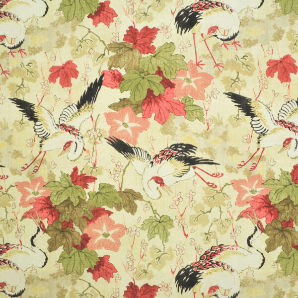 Yellow upholstery fabric