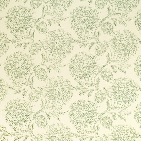Green upholstery fabric