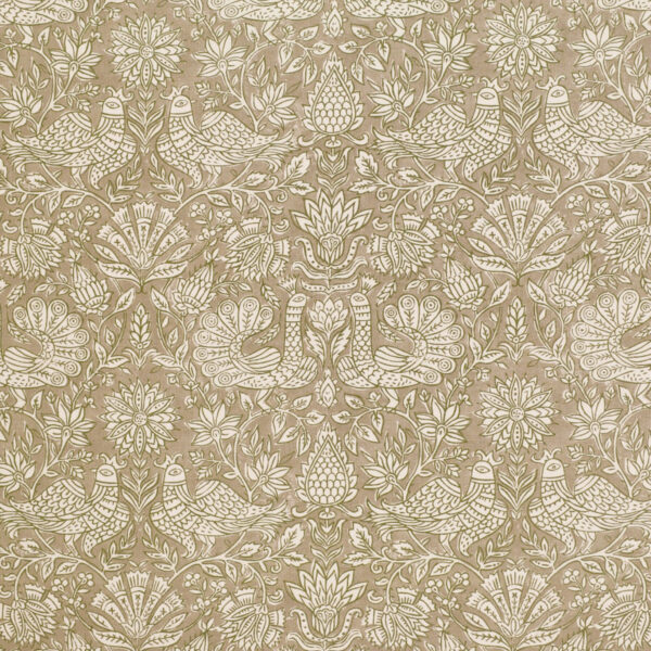 Green upholstery fabric